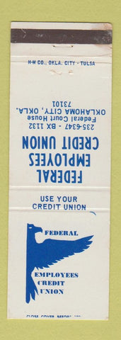 Matchbook Cover - Federal Employees Credit Union Oklahoma City OK