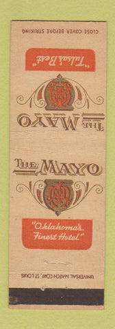 Matchbook Cover - Mayo Hotel Tulsa OK