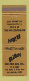 Matchbook Cover - Riley Electric Log Reproduction Oklahoma City OK