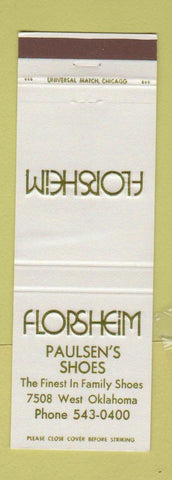 Matchbook Cover - Florsheim Shoes Paulsen's