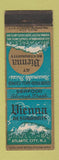 Matchbook Cover - Vienna Restaurant Atlantic City NJ WEAR