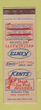 Matchbook Cover - Kents Restaurant Atlantic City NJ
