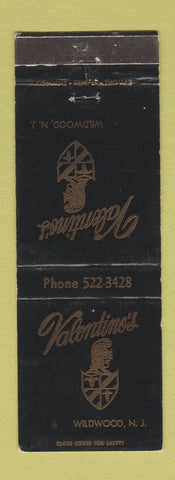 Matchbook Cover - Valentino's Wildwood NJ WEAR