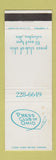 Matchbook Cover - Press Club of Ohio Columbus WEAR