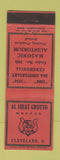 Matchbook Cover - Al Sirat Grotto Masonic 1934 Cleveland OH WEAR