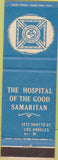 Matchbook Cover - Hospital of Good Samaritan Los Angeles CA