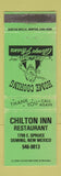 Matchbook Cover - Chilton Inn Restaurant Deming NM WEAR