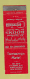 Matchbook Cover - Townsman Motel Alamogordo NM WEAR