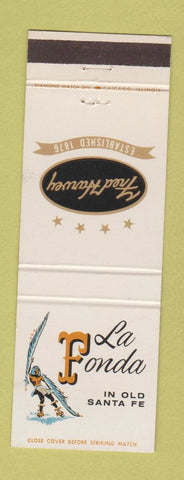 Matchbook Cover - Fred Harvey La Fonda Santa Fe NM