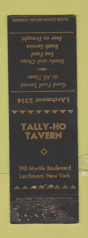 Matchbook Cover - Tally Ho Tavern Larchmont NY WORN