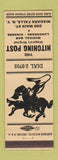Matchbook Cover - Hitching Post Restaurant Niagara Falls NY