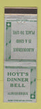 Matchbook Cover - Hoyt's Dinner Bell Albuquerque NM