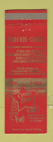 Matchbook Cover - China Star Cafe Chinese Albuquerque NM