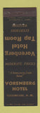 Matchbook Cover - Vorenberg Hotel Tucumcari NM WEAR