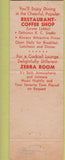 Matchbook Cover - Alladin Hotel Kansas City MO
