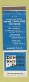 Matchbook Cover - Deming National Bank NM