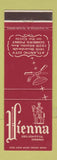 Matchbook Cover - Vienna Restaurant Atlantic City NJ