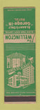 Matchbook Cover - Wellington Hotel Albany NY