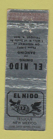 Matchbook Cover - El Nido Restaurant Tesuque NM WEAR