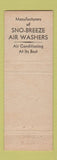 Matchbook Cover - Criswell Distributing Sno Fluff Pads Albuquerque NM