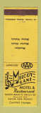 Matchbook Cover - Melody Lane Motel Raton NM WEAR