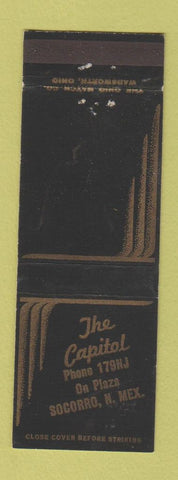 Matchbook Cover - The Capitol Socorro NM