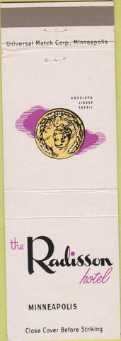 Matchbook Cover - Radisson Hotel Minneapolis MN