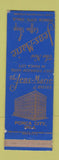 Matchbook Cover - Jens Marie Hotel Ponca City OK WEAR