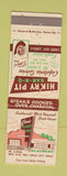 Matchbook Cover - Hik'ry Pit BBQ Oklahoma City OK