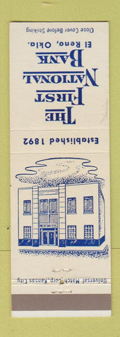 Matchbook Cover - First National Bank El Reno OK