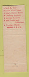Matchbook Cover - First National Bank El Reno OK