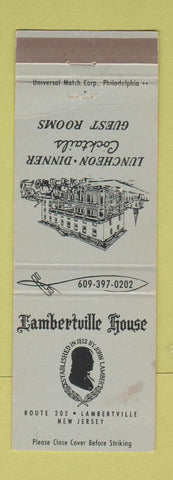 Matchbook Cover - Lambertville House Lambertville NJ WEAR