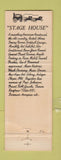Matchbook Cover - Lambertville House Lambertville NJ WEAR
