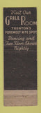 Matchbook Cover - Hotel Hildebrecht Trenton NJ