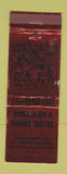 Matchbook Cover - Kneadler's Shore Hotel Point Pleasant Beach NJ