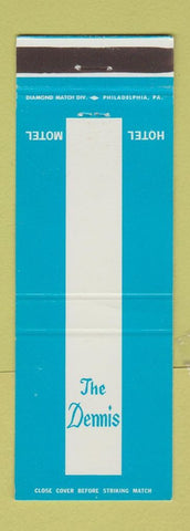 Matchbook Cover - Dennis Hotel Atlantic City NJ