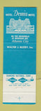 Matchbook Cover - Dennis Hotel Atlantic City NJ