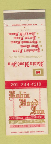 Matchbook Cover - Robin Hood Inn Montclair? NJ