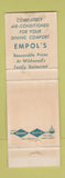 Matchbook Cover - Empol's Family Restaurant Wildwood NJ