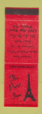 Matchbook Cover - The Paris Inn Wayne NJ