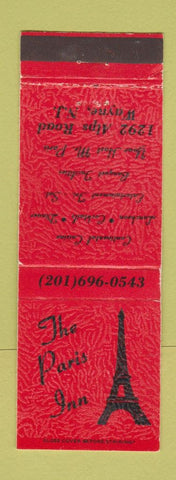 Matchbook Cover - The Paris Inn Wayne NJ