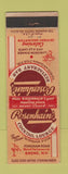 Matchbook Cover - Rosenhain's Restaurant Bronx NY New York City