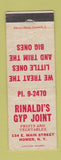 Matchbook Cover - Rinaldi's Gyp Joint Homer NY grocery