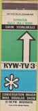 Matchbook Cover - KYW RV Mike Douglas Philadelphia PA
