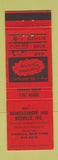 Matchbook Cover - Brinkerhoff and Neuville Insurance Fishkill NY