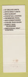 Matchbook Cover - Dorchester Motor Lodge Poughkeepsie NY