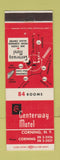 Matchbook Cover - Centerway Motel Corning NY