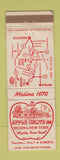 Matchbook Cover - Apple Grove Inn Medina NY WEAR