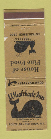 Matchbook Cover - Whaleback Inn Red Hook NY