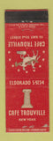 Matchbook Cover - Cafe Trouville New York City girlie